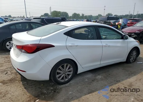 2016 Hyundai Elantra Se from USA, damaged, VIN 5NPDH4AE0GH700741